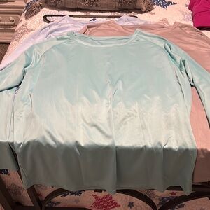 Women's Light Blue and Gray UV tops 3 pack